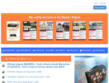 Tablet Screenshot of nazariviajes.bookingfax.com