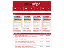 Tablet Screenshot of innovaviajes.bookingfax.com