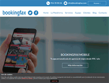 Tablet Screenshot of bookingfax.com
