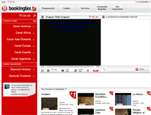 Tablet Screenshot of bookingfax.tv